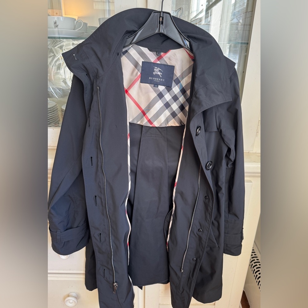 【Burberry】Nova Check Lined City Jacket Size S